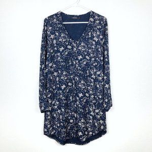 OBEY Floral Skull Pegasus Print Tunic Dress S